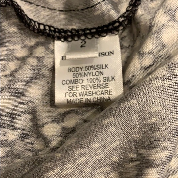 Ulla Johnson Abstract Print Slinky Belted Dress - Picture 7 of 7